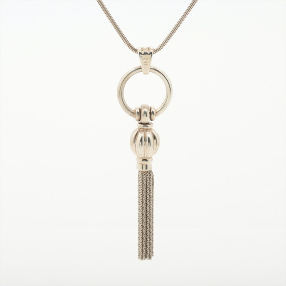 Tiffany Handbags - Tiffany Tassel Necklace Silver Fringe